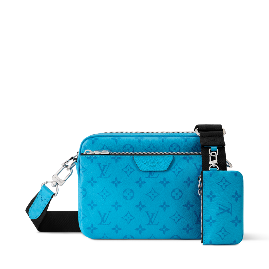 ルイヴィトン タイガラマ トリオメッセンジャー ブルー ショルダーバッグ 鞄 LOUIS VUITTON（ルイ・ヴィトン） ルイ ヴィトン 斜め掛けショルダー